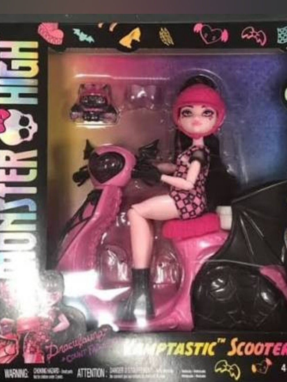 Monster High Vamp-tastic Scooter Draculaura NIB